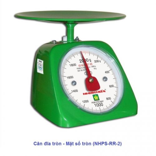 Cân nhựa Nhơn Hòa 2kg NHPS-RR-2