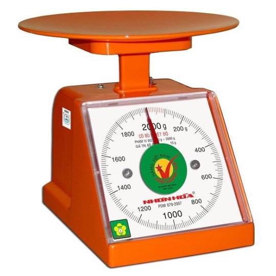 Cân nhựa Nhơn Hòa 2kg NHPS-CR-2